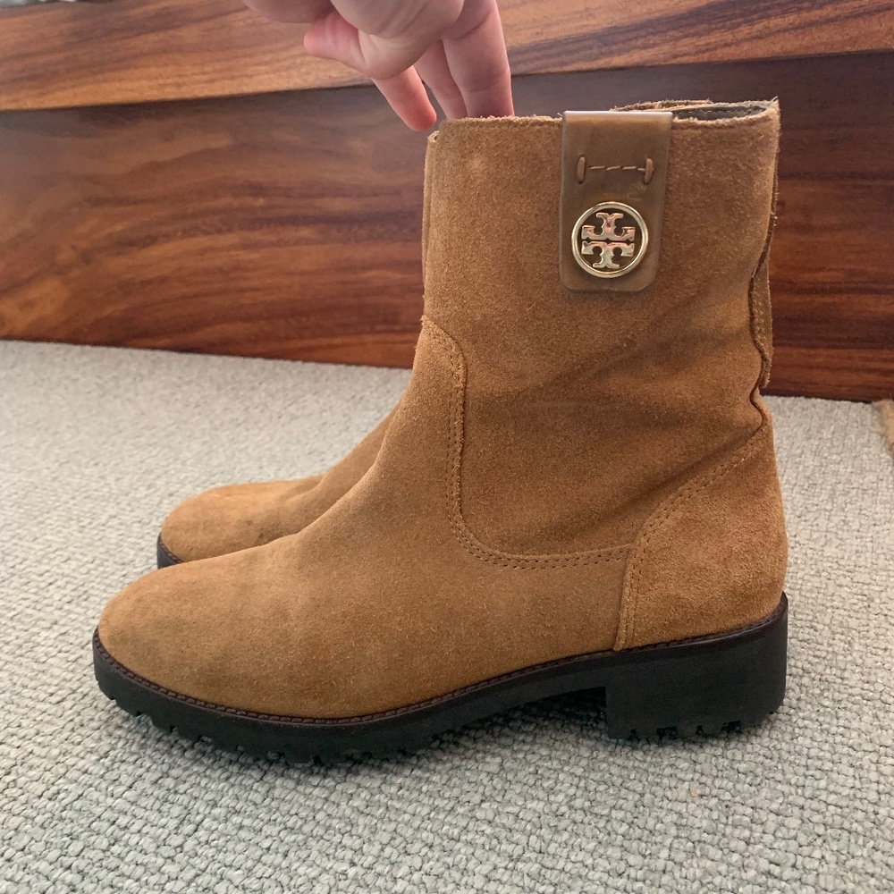 Tory Burch Leather/Suede Boots 7.5